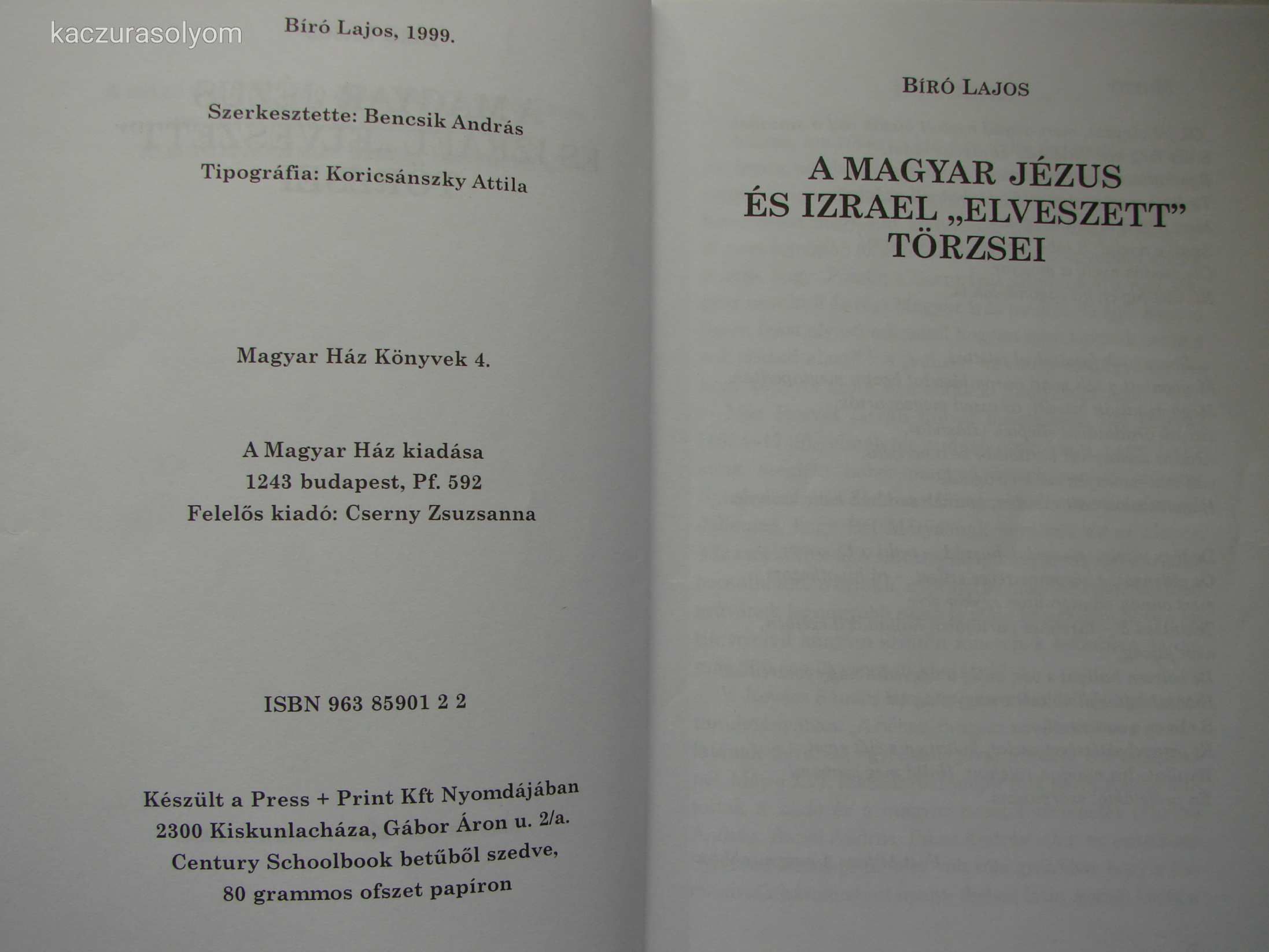 *** A MAGYAR JÉZUS.....***