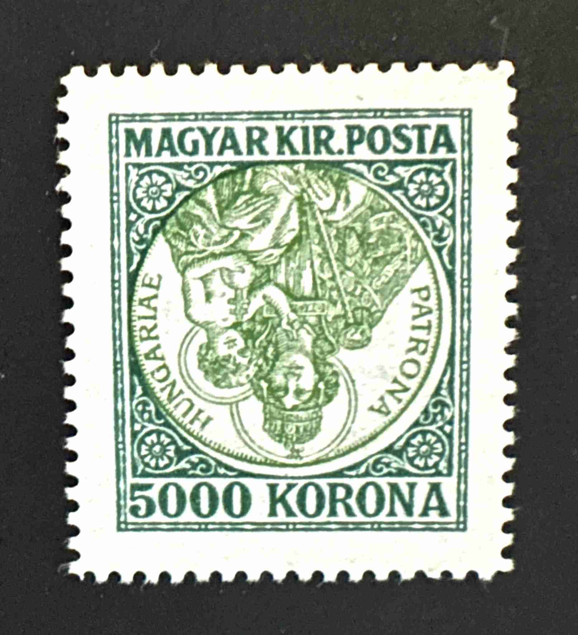 1921 FORDITOTT KORONÁS MADONNA TÉVNYOMAT -ÚJNYOMAT-  MBK: 7.000.000fT.-