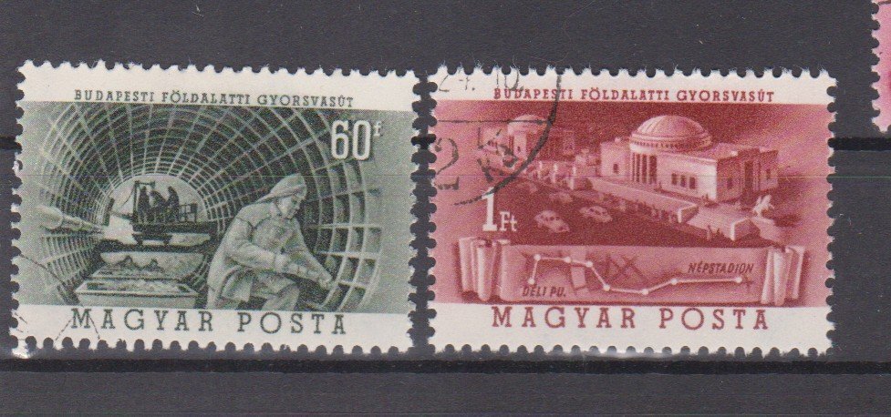 Magyarország 1953  Metró (I.) sor  bélyegzett