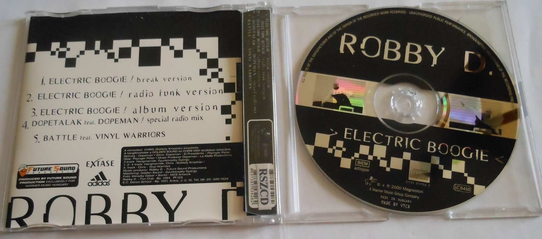 Robby D.  Electric boogie.  Maxi CD.