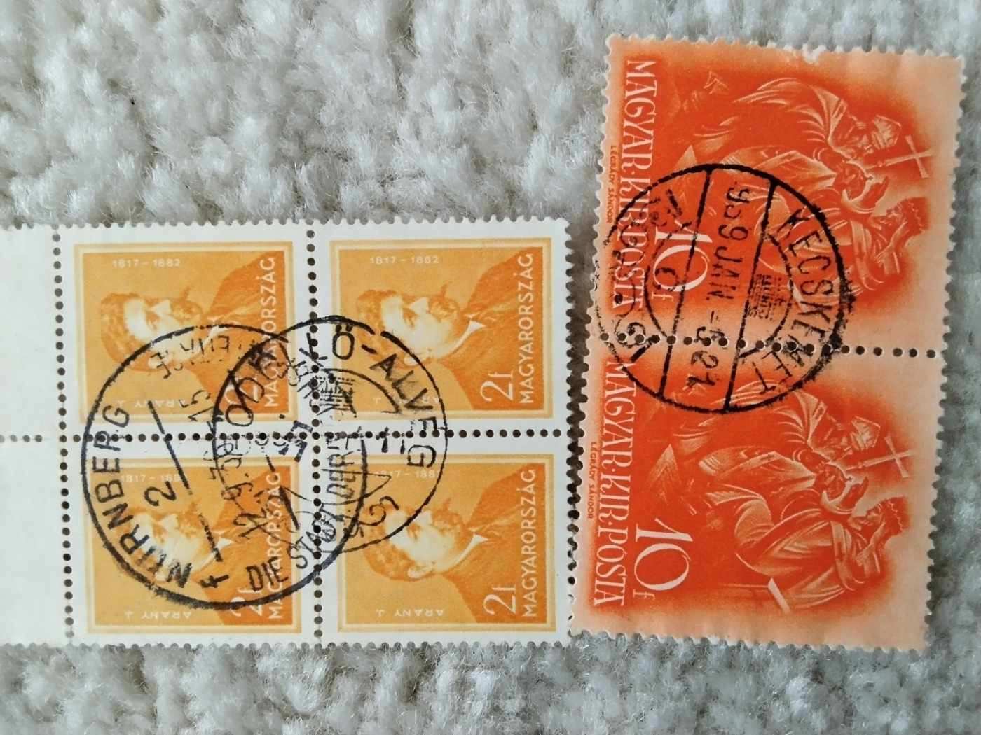 1936 gödöllő alvég - nurnberg postaút 4 es tömbön + kecskeméti páros