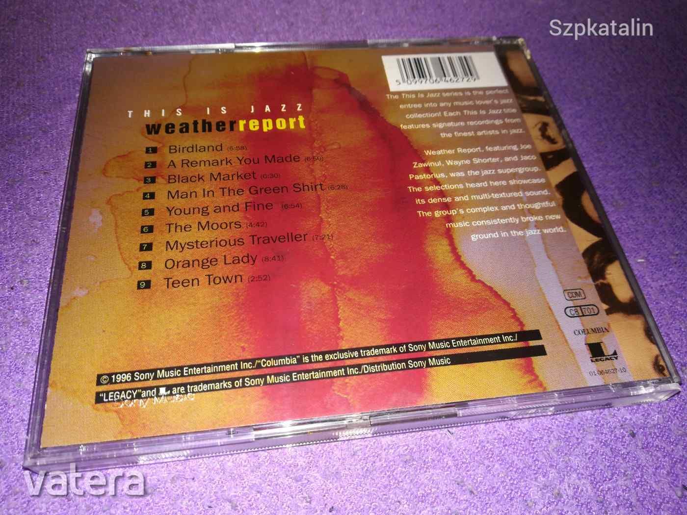 Cd - Weather Report - This is jazz