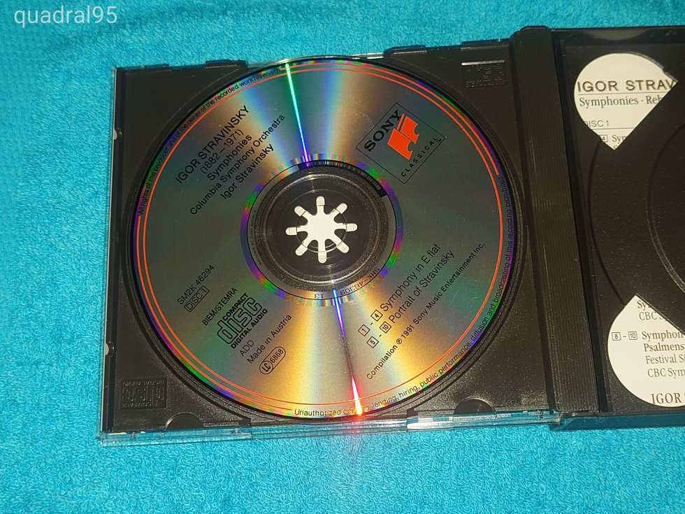 Igor Stravinsky &ndash; Symphonies DUPLA CD