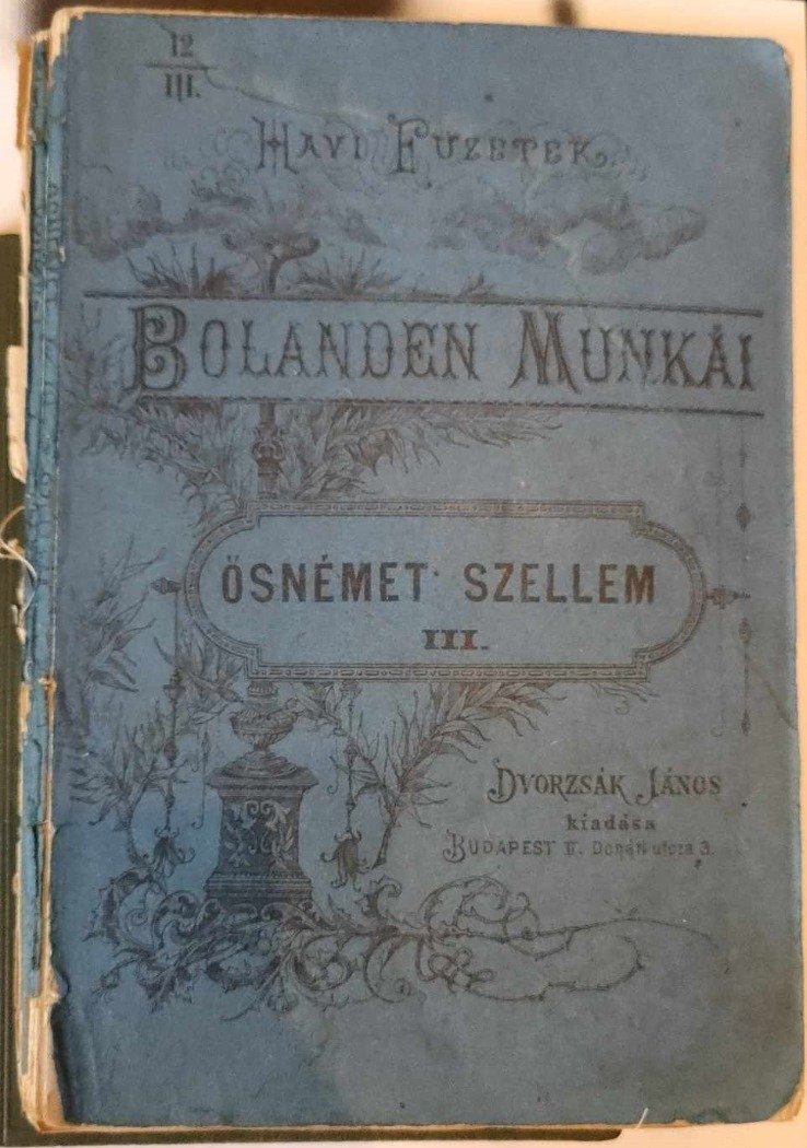 Bolanden Konrád: Ősnémet szellem III. kötet