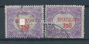 1921/24. Hivatalos 350K