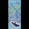 Barbados 2 Dollars 2022 P-80 Polymer UNC