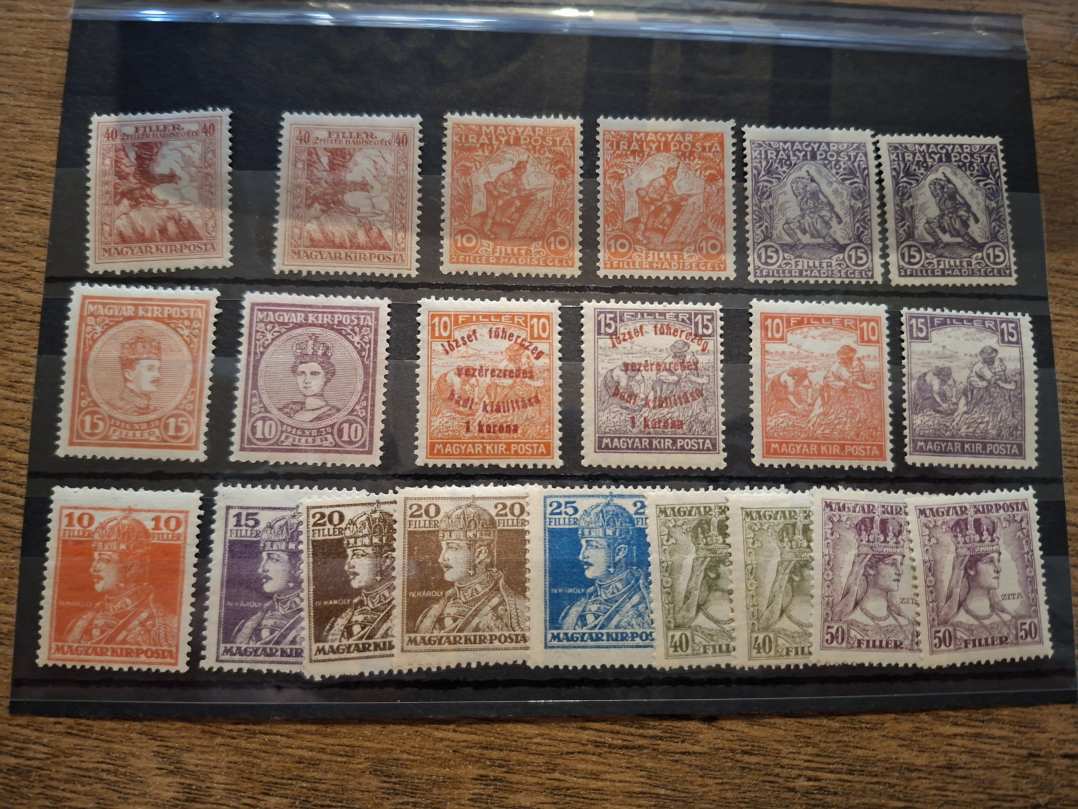 1916-1918 6 teljes sor