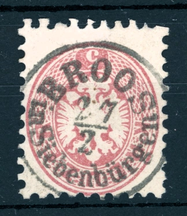 1864 OPM BROOS / in Siebenbürgen bélyegzés Hunyad Romania Gudlin 50 pont (e62)