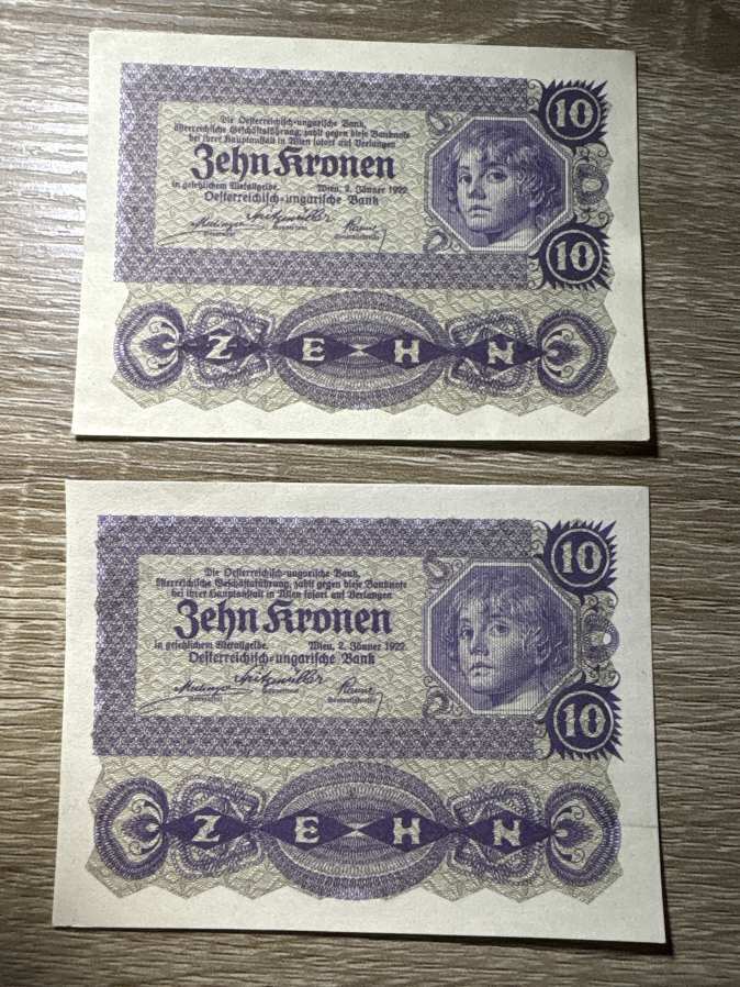 10 korona 1922 2db