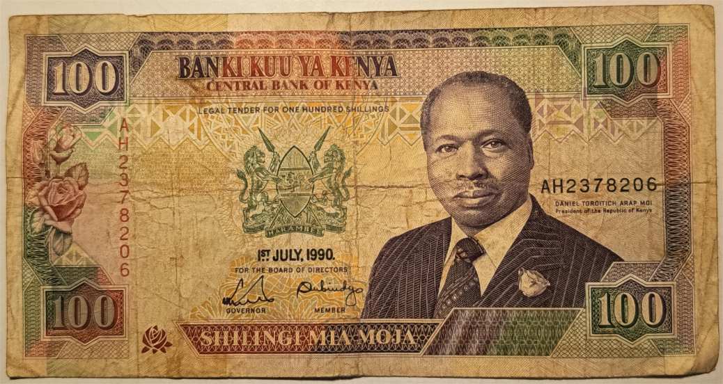 Kenya 100 shiling 1990