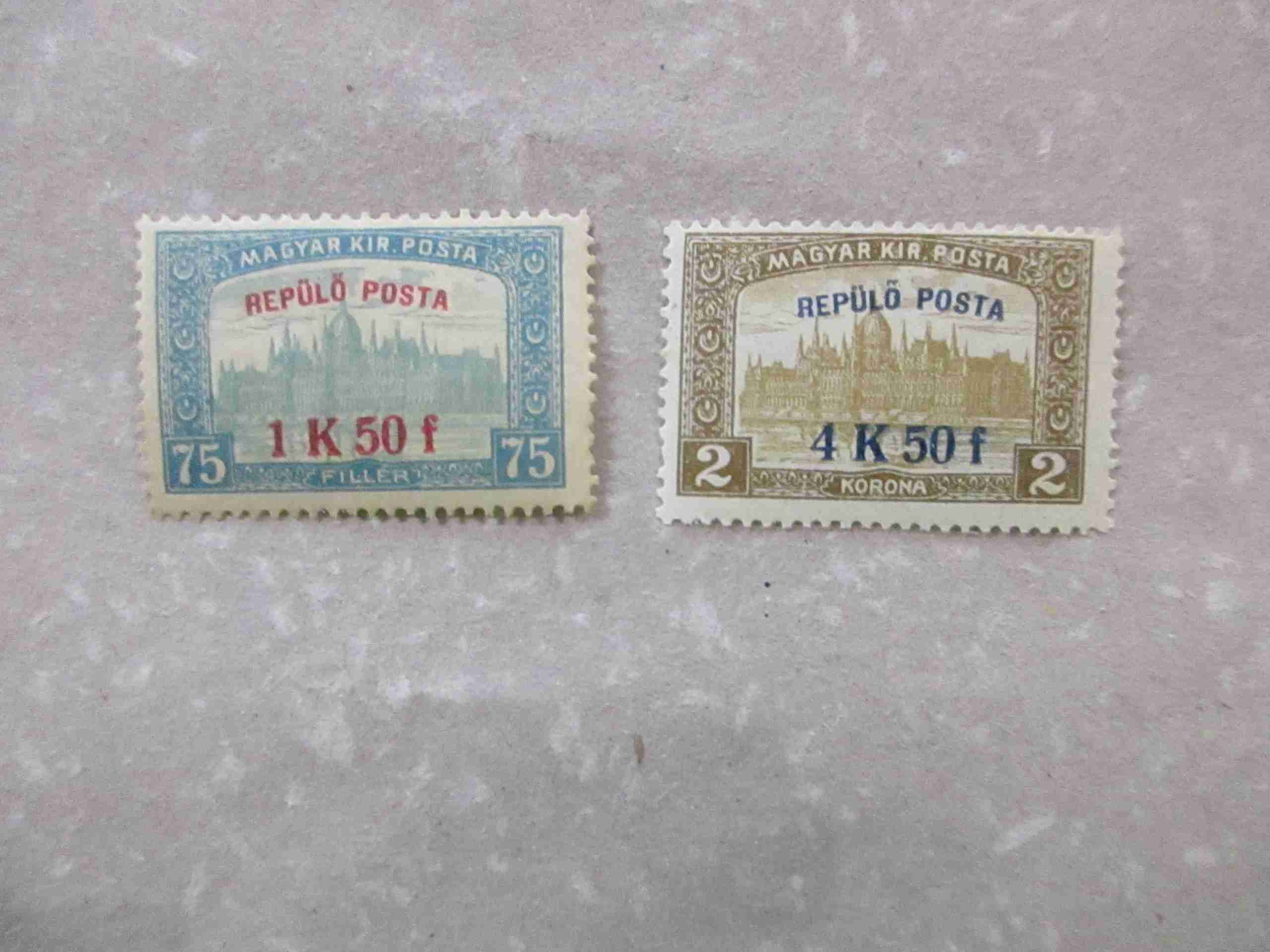 1918.  Repülő posta**