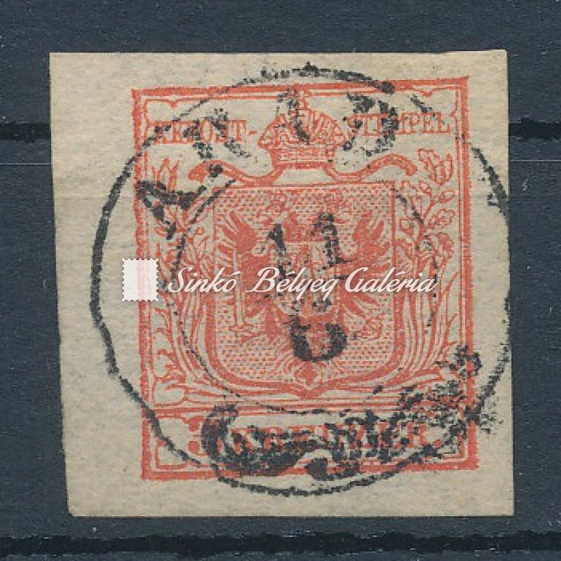 1850. Könyvnyomat 3kr, ARAD