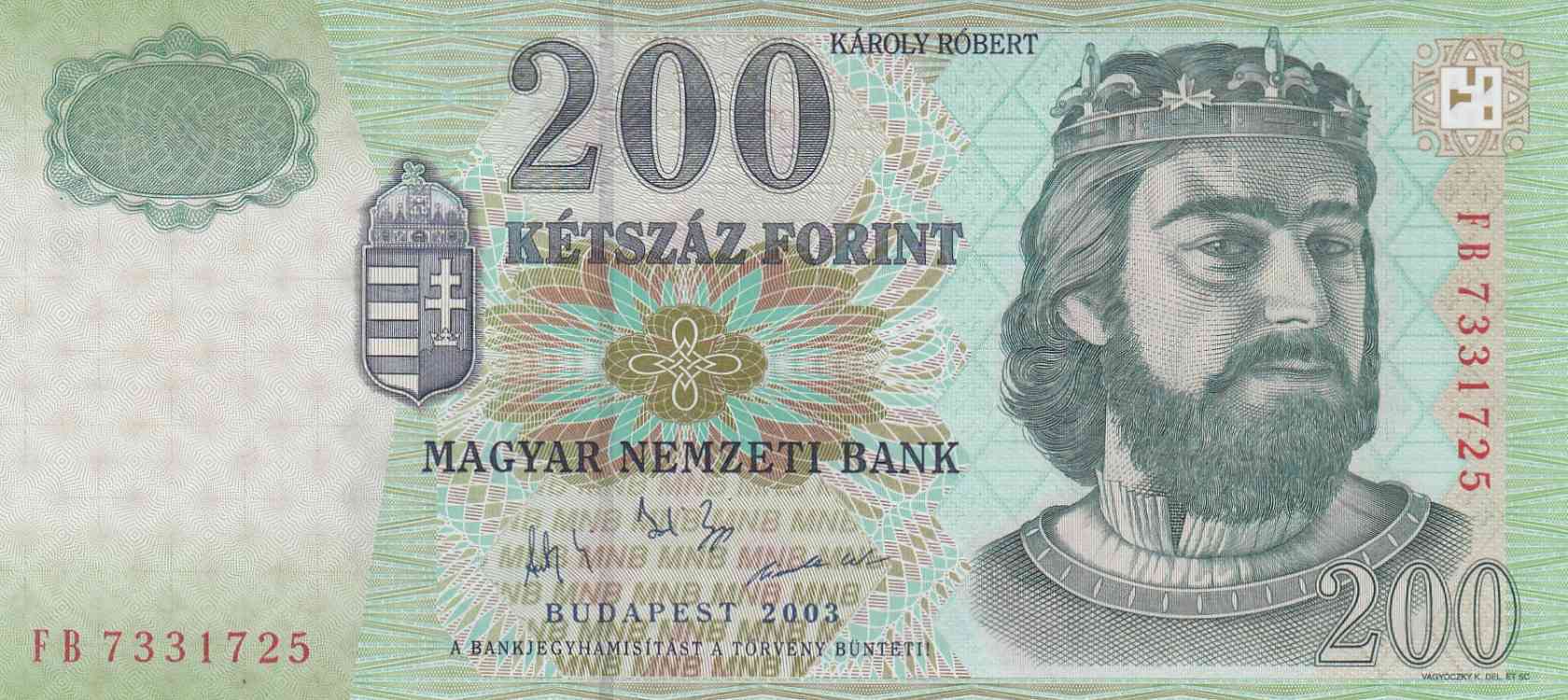 Magyar 200Ft  2003,