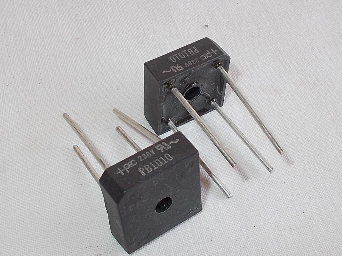 Híd dióda PB1010 - 2 db  (  3  )