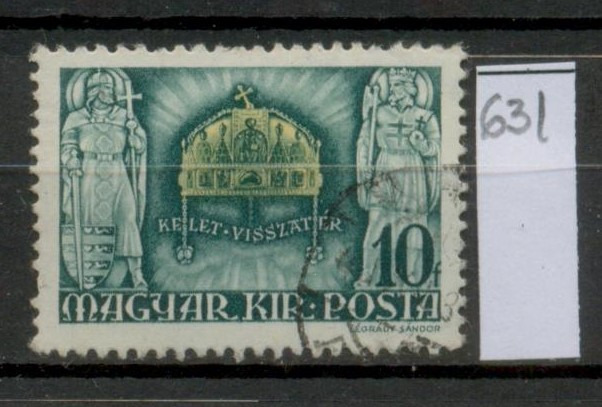 M115 - 1940 Kelet visszatér 10f használt bélyeg (Erdély visszacsatolása)