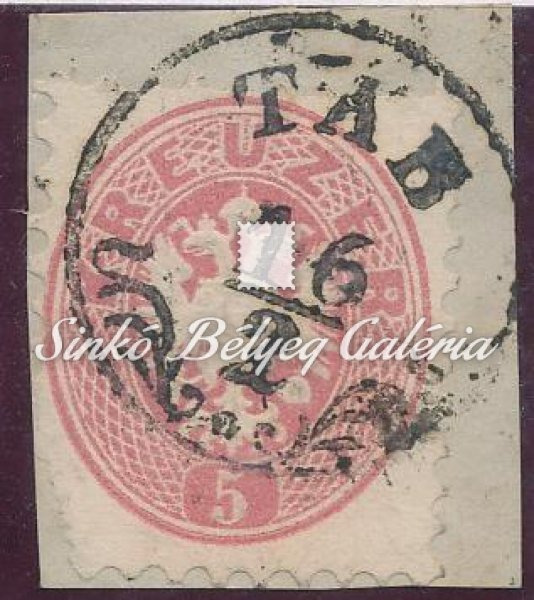 1863. Könyvnyomat dombornyomással / Typography with embossed printing