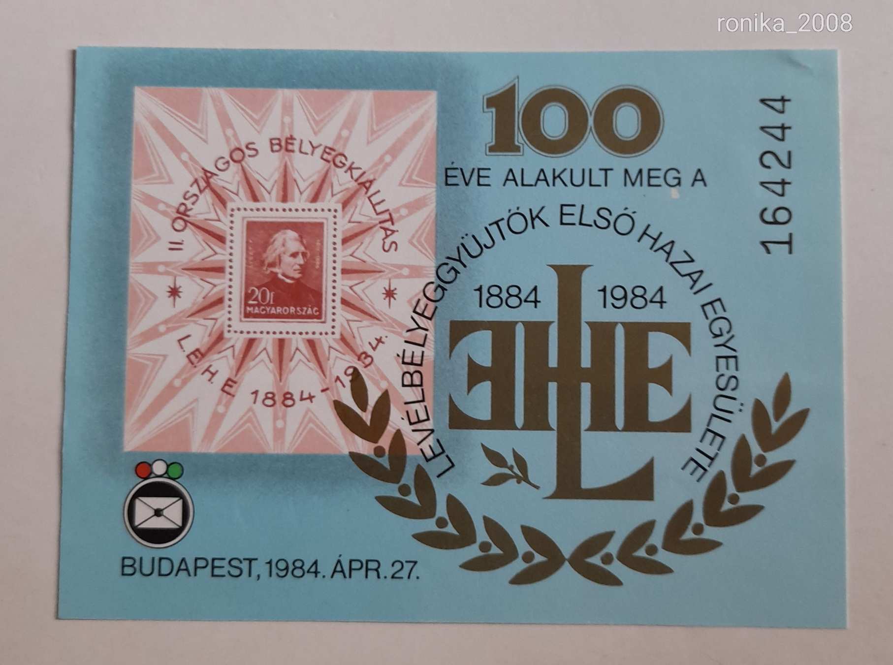 1984 blokk-MABÉOSZ-LEHE