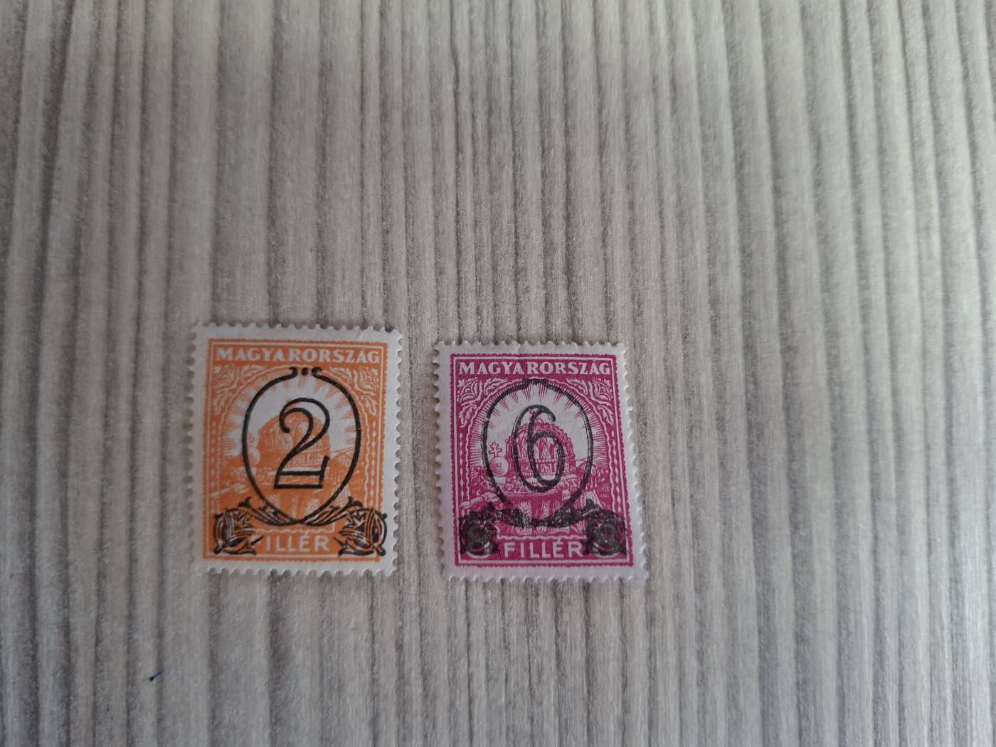 1931-es Kisegítő Bélyegek (I)  VIII vj A sorból **( 2/3f,6/8f) Kat ár 5.400.-Ft