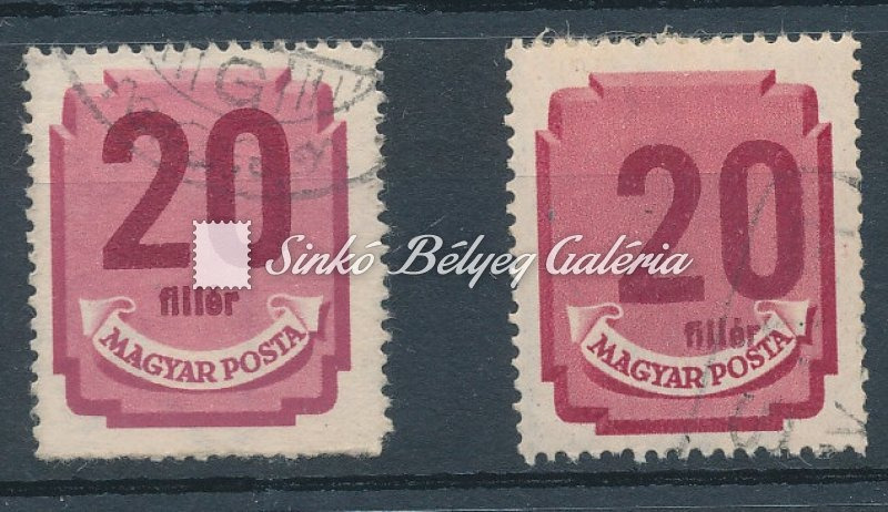 1946. Forint - Filléres Portó (I.) 20f