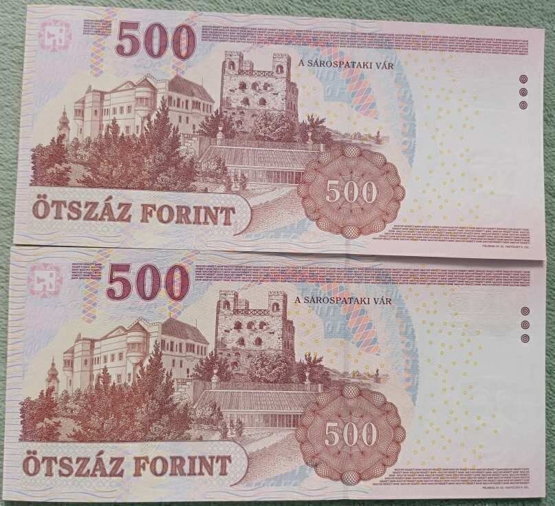 500 forint 2011 UNC 2 db EA, EB