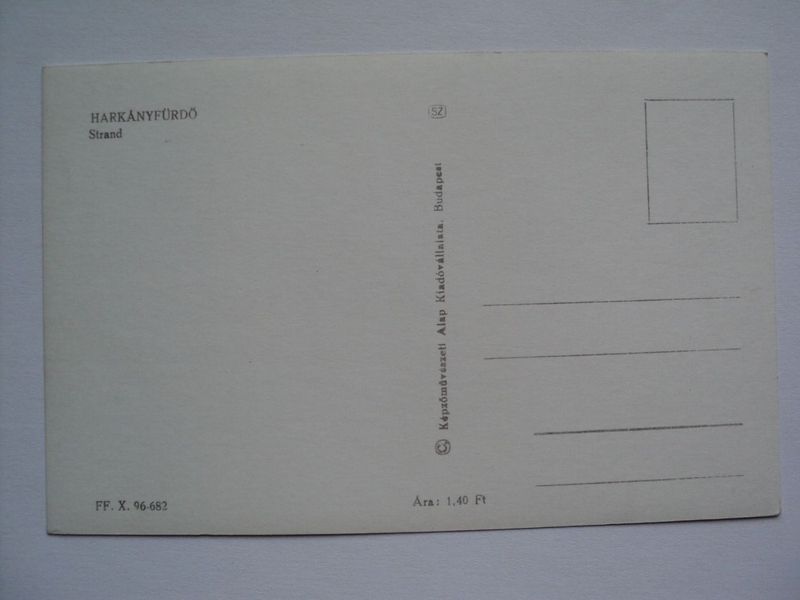 Harkányfürdő, Strand, 1968.