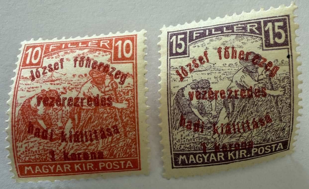 1917 Margitsziget Bélyeg Pár