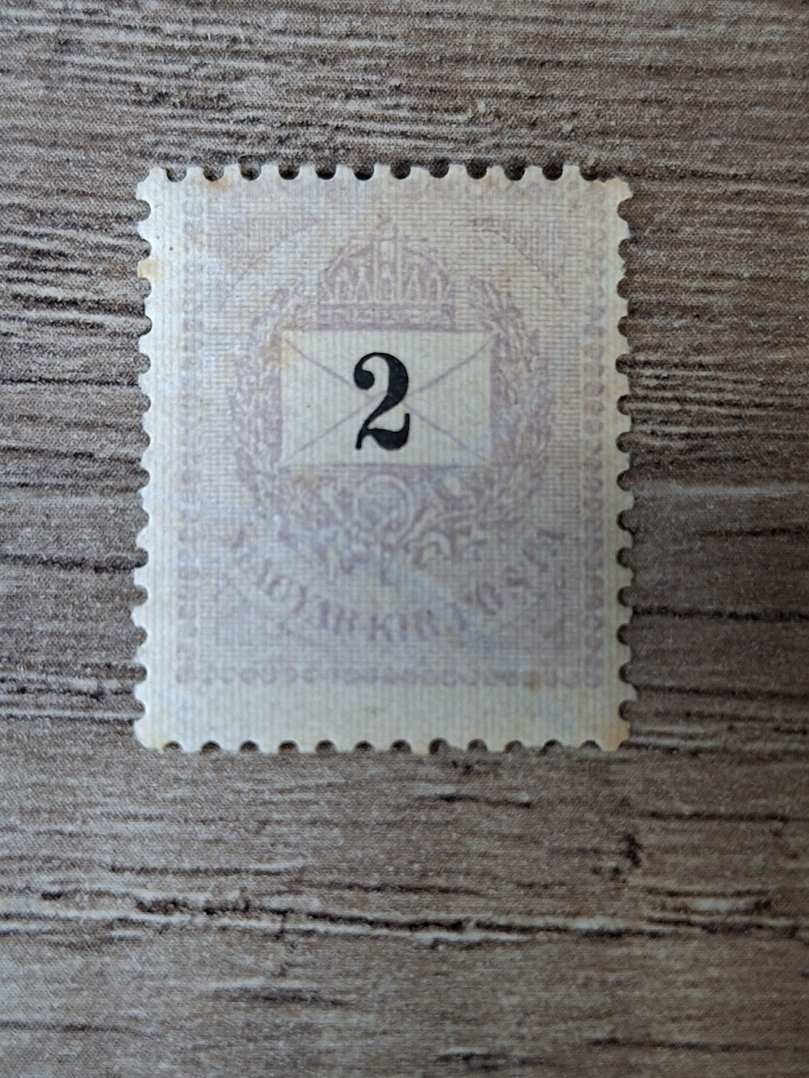 1898-as Feketeszámú krajcáros  2 kr * Kat ár 3000.-Ft