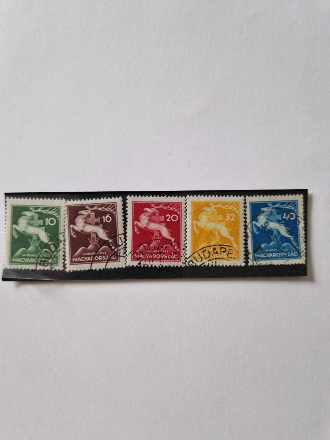 Bélyeg sor Cserkész 1933