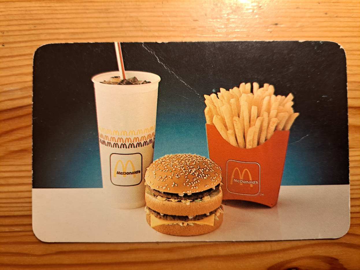 Kártyanaptár - McDonald's
