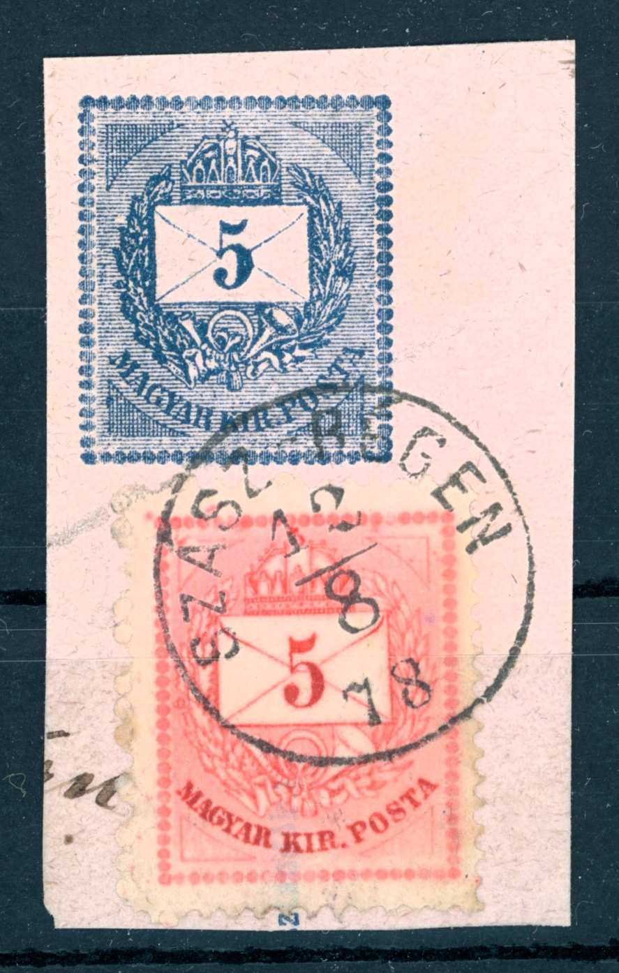 1874 krajcáros SZÁSZ-RÉGEN bélyegzés Torda-Aranyos Romania Gudlin E3.15 / 20p  (e69)