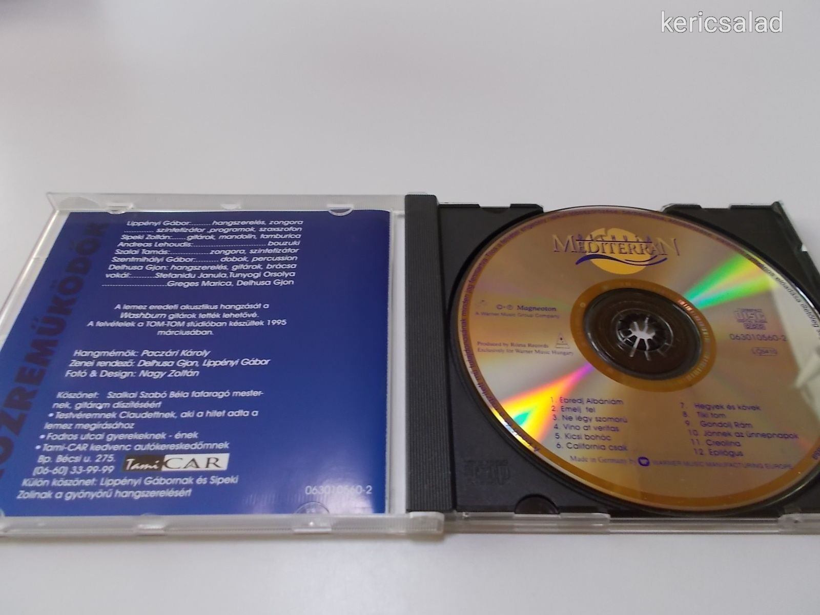 Delhusa Johnny: Mediterrán cd
