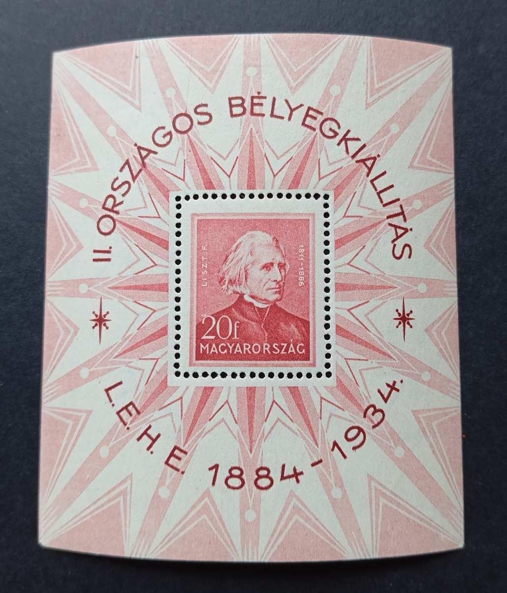 Magyarország 1934 LEHE blokk * G3