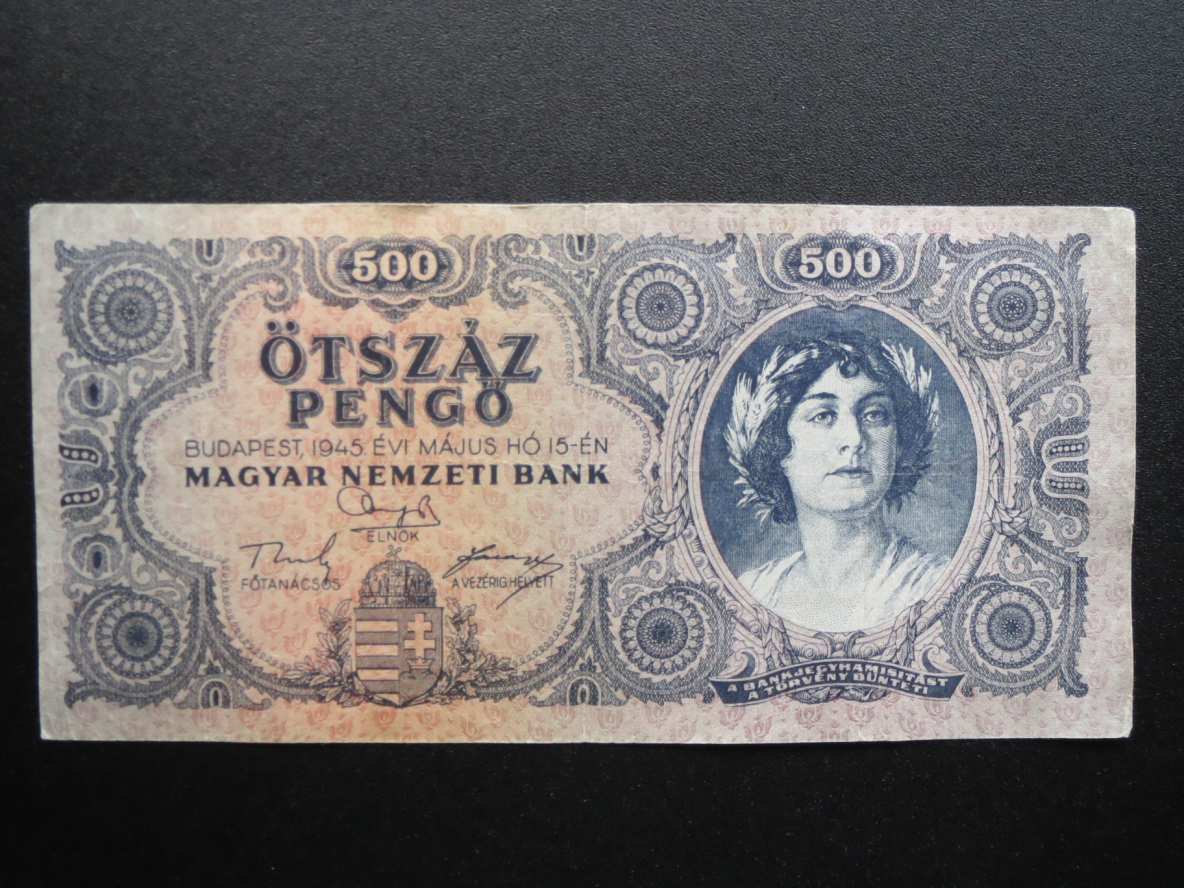 500 pengő 1945 VF
