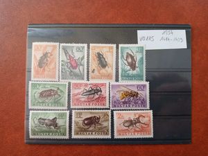 V0115 Magyar bélyeg 1954 1414-1423 postatiszta