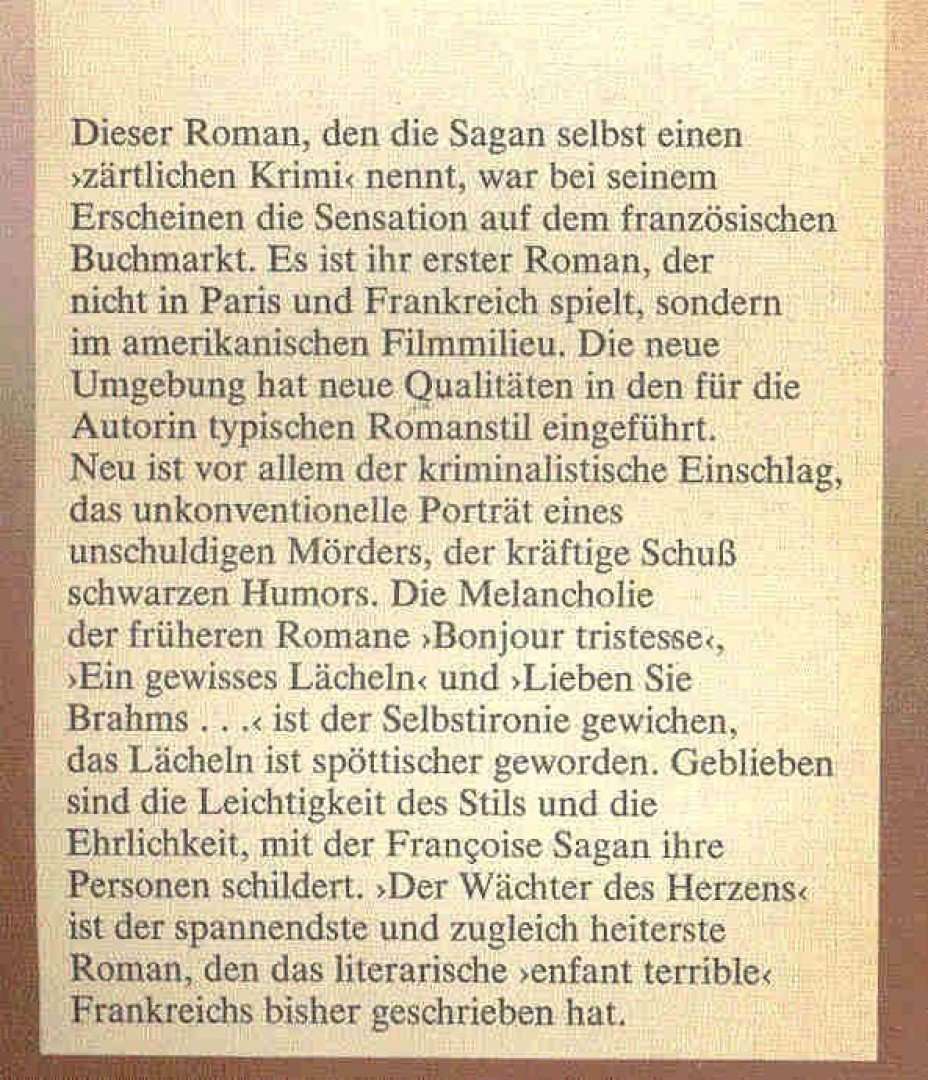 Der Wáchter des Herzens