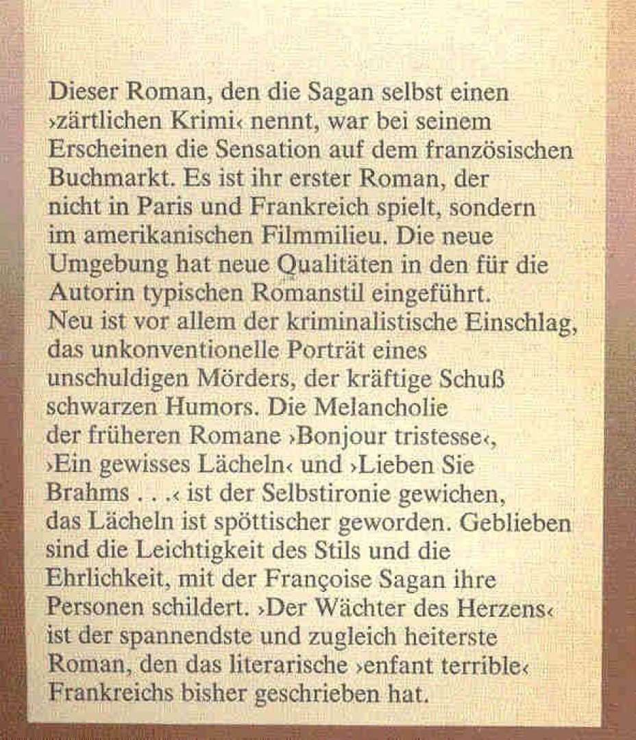 Der Wáchter des Herzens