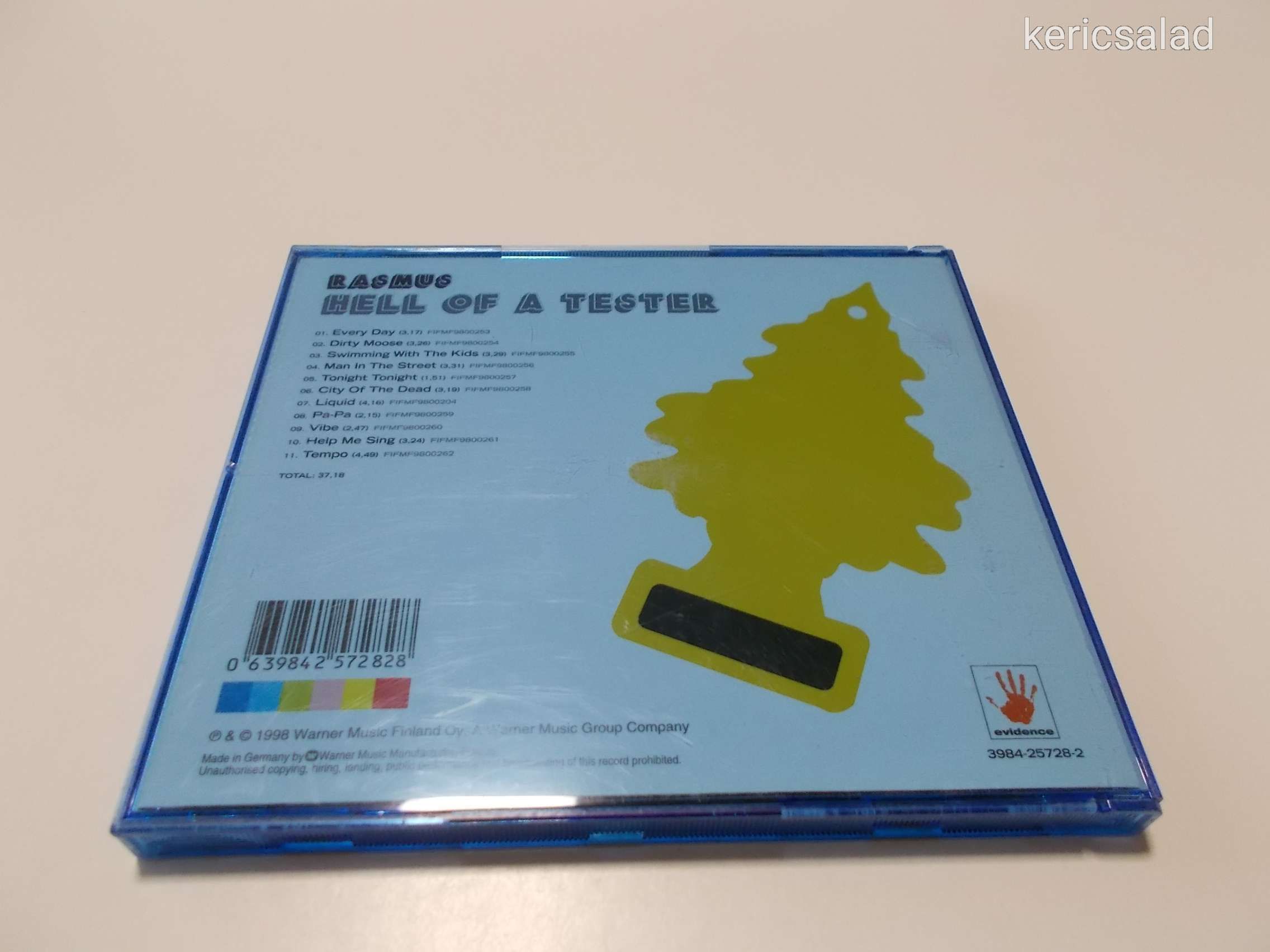 Rasmus: Hellofatester cd 1998