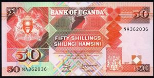 Uganda 50 shilingi UNC 1997