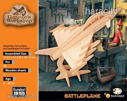 Fa 3D Puzzle - Harci Repülőgép (28db-os)