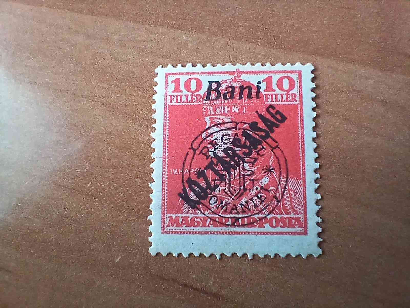 MEG1919-0061 Erdély- Nagyváradi felülnyomás megszállási  Helyi kiadás ** kat. ár 80000 HUF