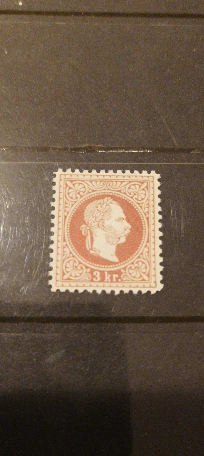 1867. Tévnyomat replica Piros 3kr