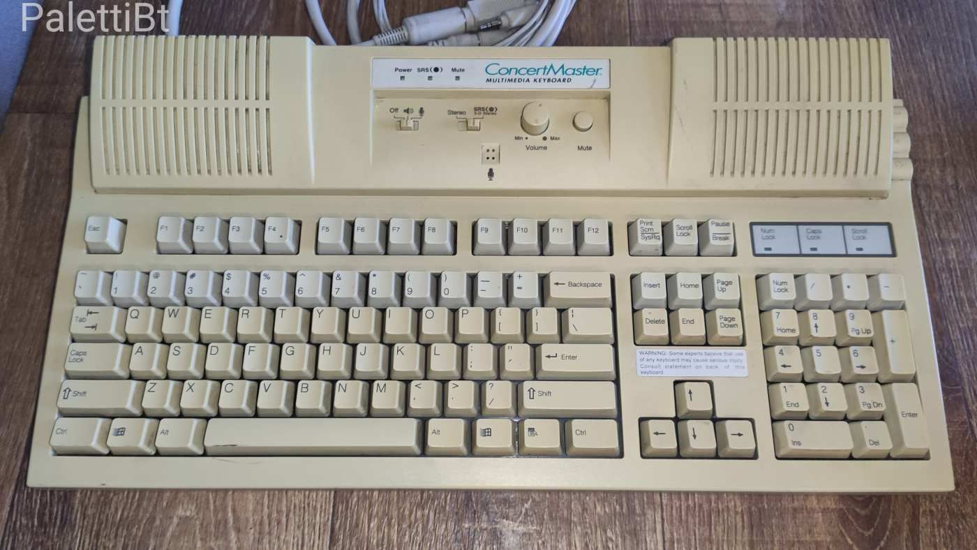 RETRO PC kiegészítő - billentyűzet - DIN - CONCERT MASTER MULTIMEDIA ...