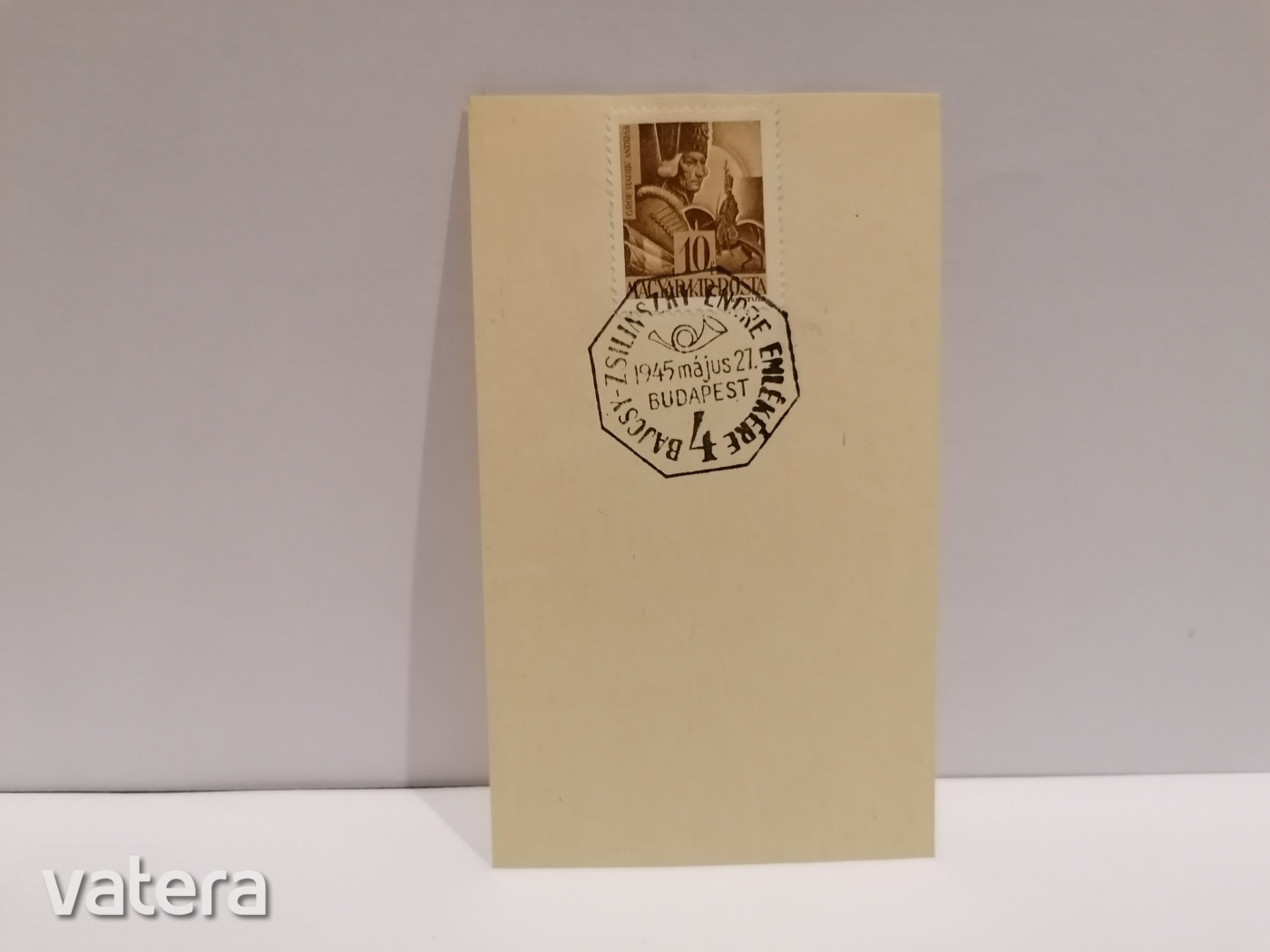 1945 Bajcsy Zsilinszky Endre emlékére első napi bélyegzés (K3)