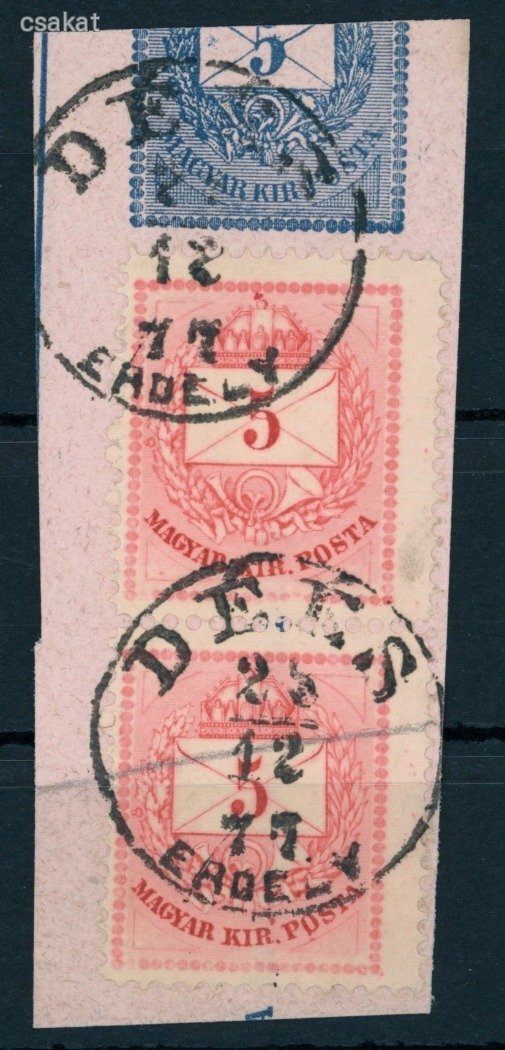 1874 krajcáros DÉÉS / ERDÉLY bélyegzés Szolnok-Doboka Romania Gudlin E3.51 / 50p (e36)