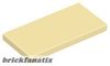 Lego Flat Tile 2X4, Tan