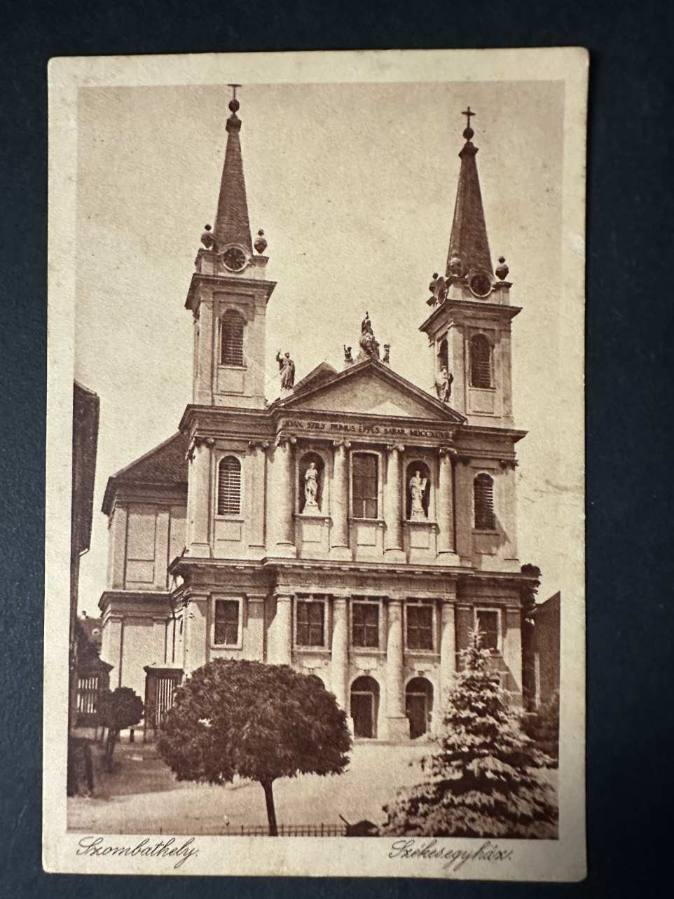 MAGYAR 1935 SZOMBATHELY SZÉKESEGYHÁZ LEVELEZŐLAP -12.-