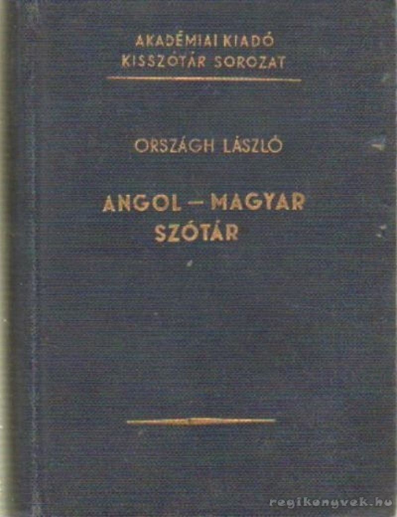 Magyar-angol szótár