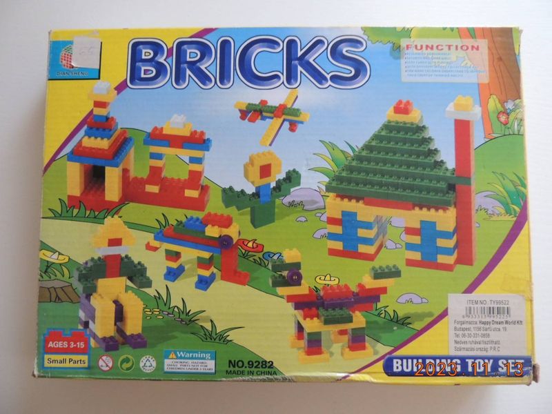 Bricks építőjáték 100 db elemmel