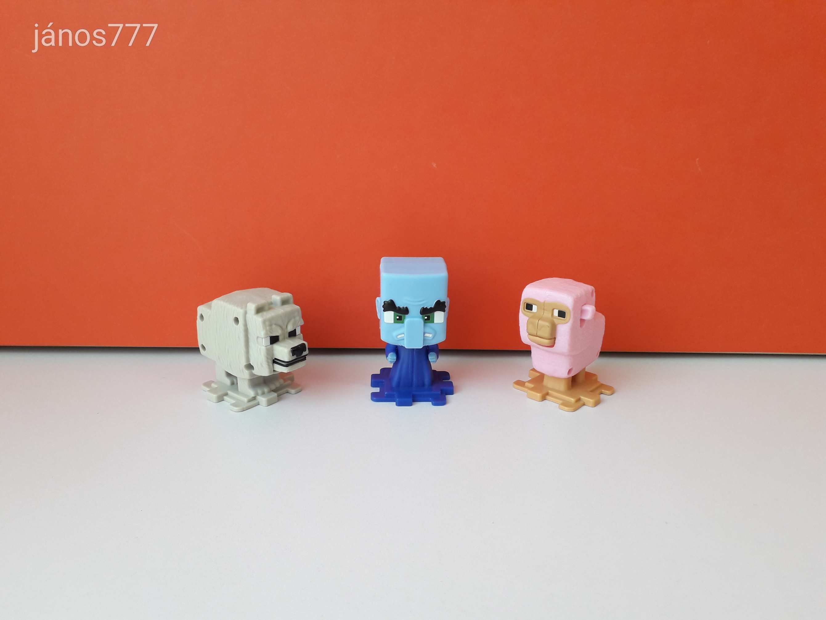 Extra McDonalds Minecraft 3db figura együtt !! (meghosszabbítva ...