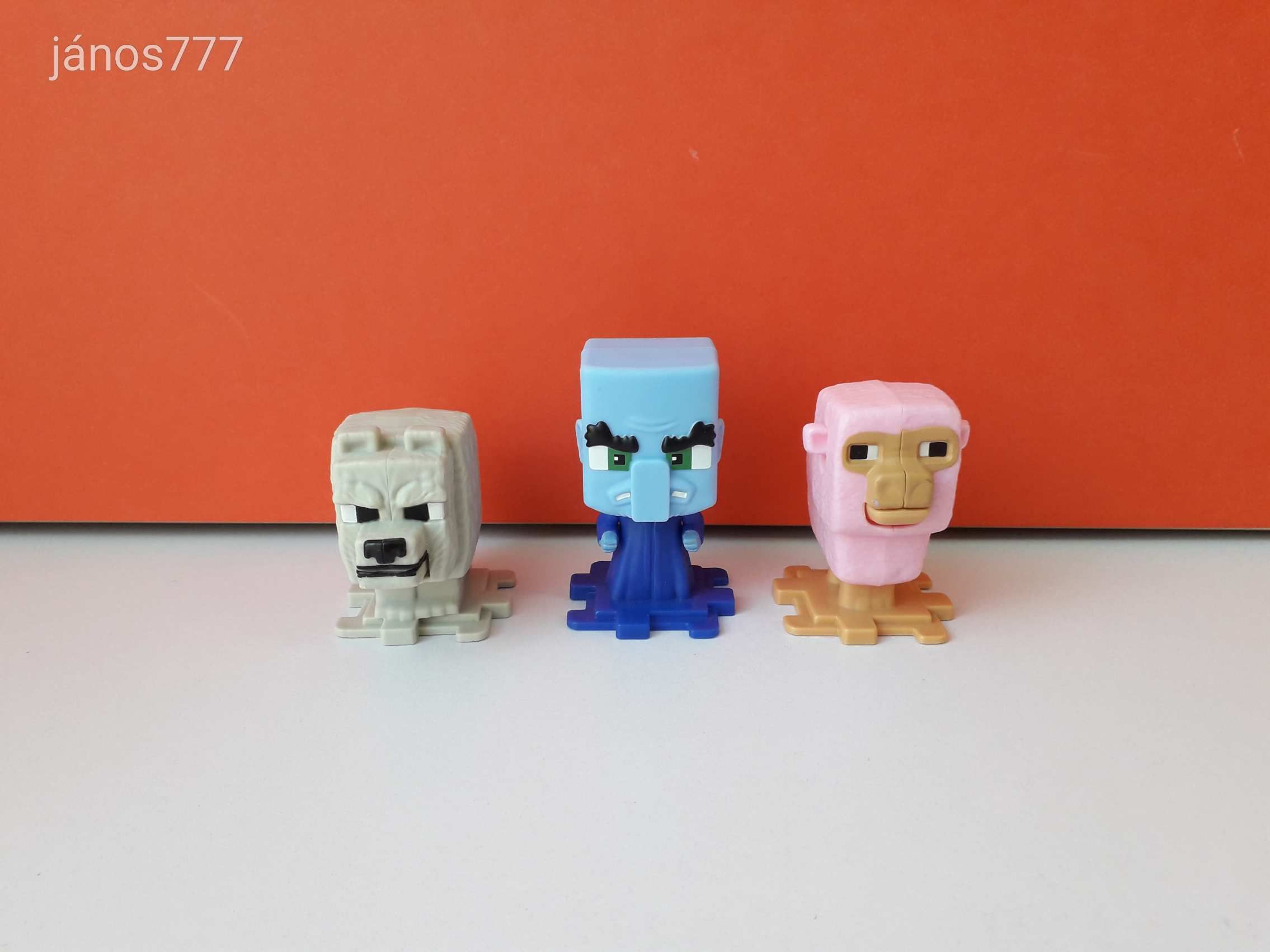 Extra McDonalds Minecraft 3db figura együtt !! (meghosszabbítva ...